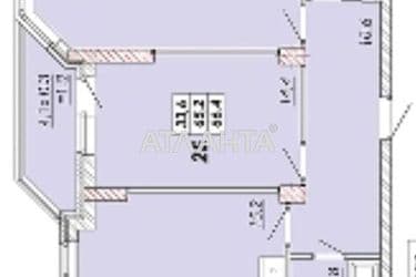 2-rooms apartment apartment by the address st. Ovidiopolskaya dor (area 65,4 m²) - Atlanta.ua - photo 12