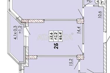 2-кімнатна квартира за адресою Овідіопольська дор. (площа 66,4 м²) - Atlanta.ua - фото 17