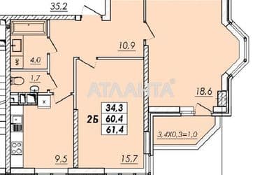 2-кімнатна квартира за адресою Овідіопольська дор. (площа 61,5 м²) - Atlanta.ua - фото 23
