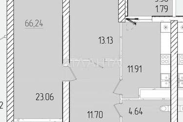 2-комнатная квартира по адресу ул. Краснова (площадь 66,2 м²) - Atlanta.ua - фото 10