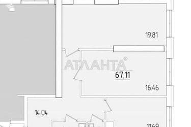 2-rooms apartment apartment by the address st. Krasnova (area 67,1 m²) - Atlanta.ua - photo 14