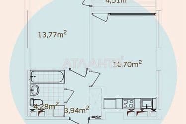 1-кімнатна квартира за адресою вул. Івана Виговського (площа 43,2 м²) - Atlanta.ua - фото 9