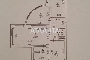 3-комнатная квартира по адресу ул. Педагогическая (площадь 102 м²) - Atlanta.ua - фото 28
