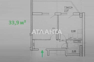 1-room apartment apartment by the address st. Vokzalnyy per (area 33,9 m²) - Atlanta.ua - photo 15
