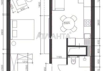 1-кімнатна квартира за адресою Люстдорфська дор. (площа 46 м²) - Atlanta.ua - фото 26