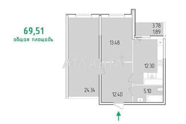 2-комнатная квартира по адресу ул. Краснова (площадь 69,5 м²) - Atlanta.ua - фото 10