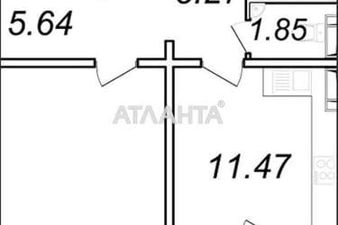 1-room apartment apartment by the address st. Sergeya Danchenko (area 49 m²) - Atlanta.ua - photo 19