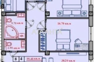 3-комнатная квартира по адресу Трояндовый пер. (площадь 99,4 м²) - Atlanta.ua - фото 23