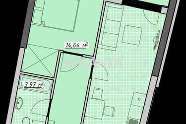 1-room apartment apartment by the address st. Kurortnyy per (area 44,6 m²) - Atlanta.ua - photo 11