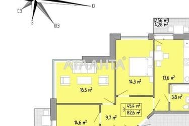 3-комнатная квартира по адресу Небесной Сотни пр. (площадь 83,2 м²) - Atlanta.ua - фото 8