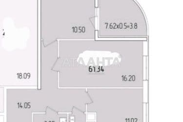 2-rooms apartment apartment by the address st. Krasnova (area 61,3 m²) - Atlanta.ua - photo 11