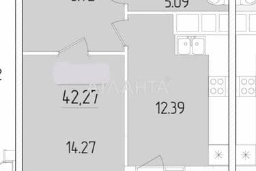 1-комнатная квартира по адресу ул. Краснова (площадь 42,3 м²) - Atlanta.ua - фото 10