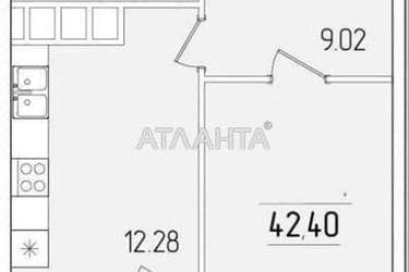 1-кімнатна квартира за адресою вул. Краснова (площа 43 м²) - Atlanta.ua - фото 6