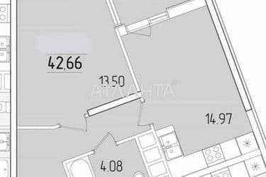 1-кімнатна квартира за адресою вул. Краснова (площа 42,7 м²) - Atlanta.ua - фото 12