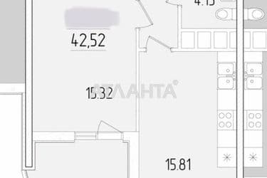 1-room apartment apartment by the address st. Krasnova (area 42,5 m²) - Atlanta.ua - photo 12