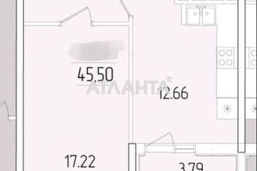 1-room apartment apartment by the address st. Krasnova (area 45,5 m²) - Atlanta.ua - photo 19