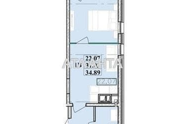 1-room apartment apartment by the address st. Franko Ivana (area 33 m²) - Atlanta.ua - photo 6