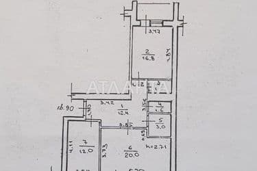 2-комнатная квартира по адресу ул. Заболотного ак. (площадь 72,8 м²) - Atlanta.ua - фото 66