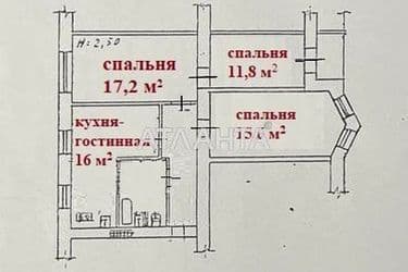 3-rooms apartment apartment by the address st. Artilleriyskiy 2 y per (area 74,8 m²) - Atlanta.ua - photo 40