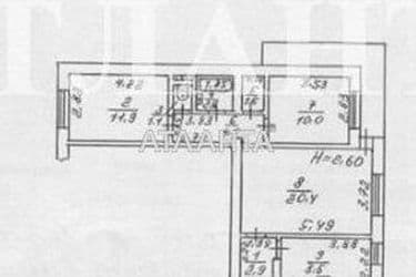 3-rooms apartment apartment by the address st. Zabolotnogo ak (area 68 m²) - Atlanta.ua - photo 24