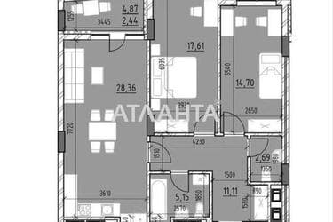 2-комнатная квартира по адресу ул. Под Голоском (площадь 90 м²) - Atlanta.ua - фото 10