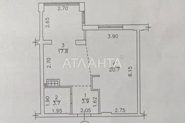 2-rooms apartment apartment by the address st. Stroitelnaya (area 46,1 m²) - Atlanta.ua - photo 36