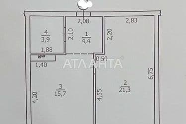 1-кімнатна квартира за адресою вул. Марсельська (площа 45,3 м²) - Atlanta.ua - фото 24