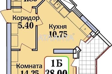 1-room apartment apartment by the address st. Geroev Krut Tereshkovoy (area 37,9 m²) - Atlanta.ua - photo 9