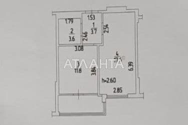 1-комнатная квартира по адресу ул. Спрейса (площадь 41,8 м²) - Atlanta.ua - фото 14