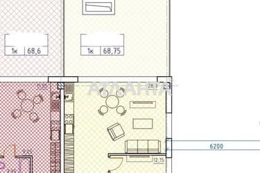 1-комнатная квартира по адресу ул. Гераневая (площадь 68 м²) - Atlanta.ua - фото 12