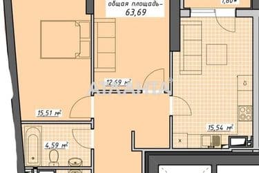 2-комнатная квартира по адресу Курортный пер. (площадь 63,7 м²) - Atlanta.ua - фото 12