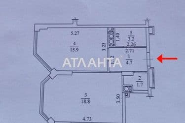 1-room apartment apartment by the address st. Shkolnaya (area 44,3 m²) - Atlanta.ua - photo 10