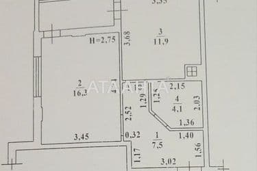 1-комнатная квартира по адресу ул. Радужный м-н (площадь 44,3 м²) - Atlanta.ua - фото 34
