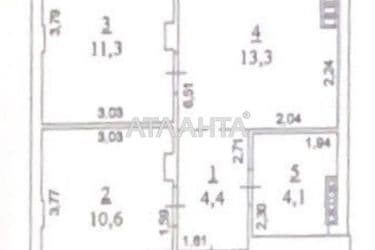 2-комнатная квартира по адресу ул. Марсельская (площадь 44 м²) - Atlanta.ua - фото 10