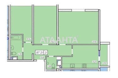 3-rooms apartment apartment by the address st. Zhemchuzhnaya (area 87,1 m²) - Atlanta.ua - photo 26