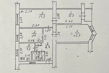 Многокомнатная квартира по адресу Артиллерийский 2-й пер. (площадь 74,8 м²) - Atlanta.ua - фото 37