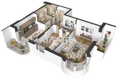 3-кімнатна квартира за адресою вул. Молодіжна (площа 64 м²) - Atlanta.ua - фото 32