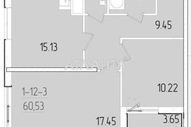 2-кімнатна квартира за адресою вул. Краснова (площа 60,7 м²) - Atlanta.ua - фото 7