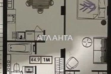 1-комнатная квартира по адресу ул. Марсельская (площадь 45 м²) - Atlanta.ua - фото 24