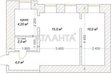 2-rooms apartment apartment by the address st. Bolgarskaya Budennogo (area 35,2 m²) - Atlanta.ua - photo 20