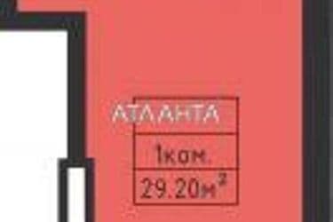 1-кімнатна квартира за адресою вул. Дача Ковалевського (площа 29,2 м²) - Atlanta.ua - фото 3