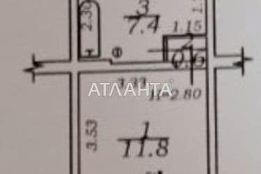 1-кімнатна квартира за адресою вул. Лазарєва адм. (площа 20 м²) - Atlanta.ua - фото 22