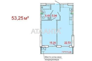 1-комнатная квартира по адресу ул. Генуэзская (площадь 52,6 м²) - Atlanta.ua - фото 17