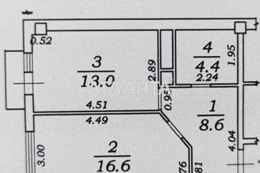 1-кімнатна квартира за адресою вул. Перлинна (площа 43 м²) - Atlanta.ua - фото 40
