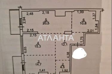 2-комнатная квартира по адресу Фонтанская дор. (площадь 80,8 м²) - Atlanta.ua - фото 3