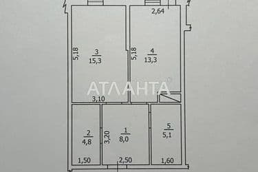 1-room apartment apartment by the address st. Zhabotinskogo Proletarskaya (area 49 m²) - Atlanta.ua - photo 25