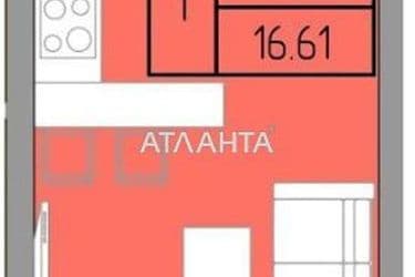 1-кімнатна квартира за адресою вул. Пішонівська (площа 26,6 м²) - Atlanta.ua - фото 16