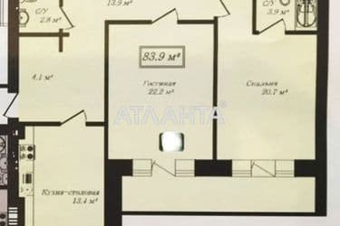 2-rooms apartment apartment by the address st. Frantsuzskiy bul Proletarskiy bul (area 84,4 m²) - Atlanta.ua - photo 16