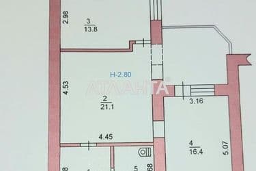 1-room apartment apartment by the address st. Parusnaya Geroev Stalingrada (area 74 m²) - Atlanta.ua - photo 19