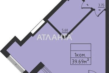 1-кімнатна квартира за адресою вул. Дача Ковалевського (площа 39,7 м²) - Atlanta.ua - фото 6